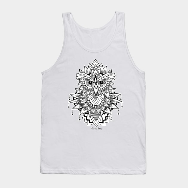 Mandala style owl Tank Top by Cimbart